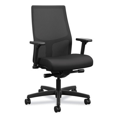 Ignition 2.0 4-Way Stretch Mid-Back Mesh Task Chair, Supports 300 lb, 17